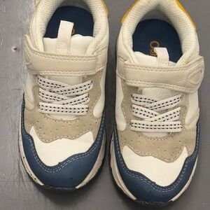 OshKosh B'gosh Kids Sneakers - White, Blue, Tan